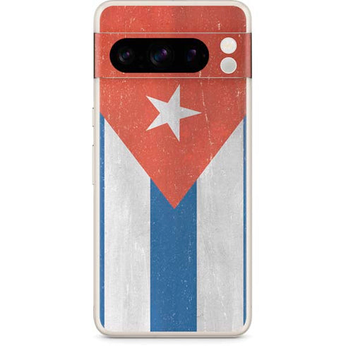 Cuban Flag Distressed Google Pixel 8 Pro Skin